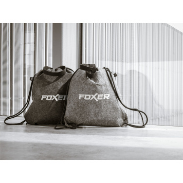 Logotrade corporate gift image of: GRS RPET Felt PromoBag Plus backpack